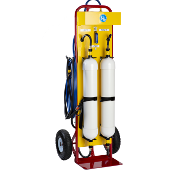 Mobile Dual Deionizer Cart